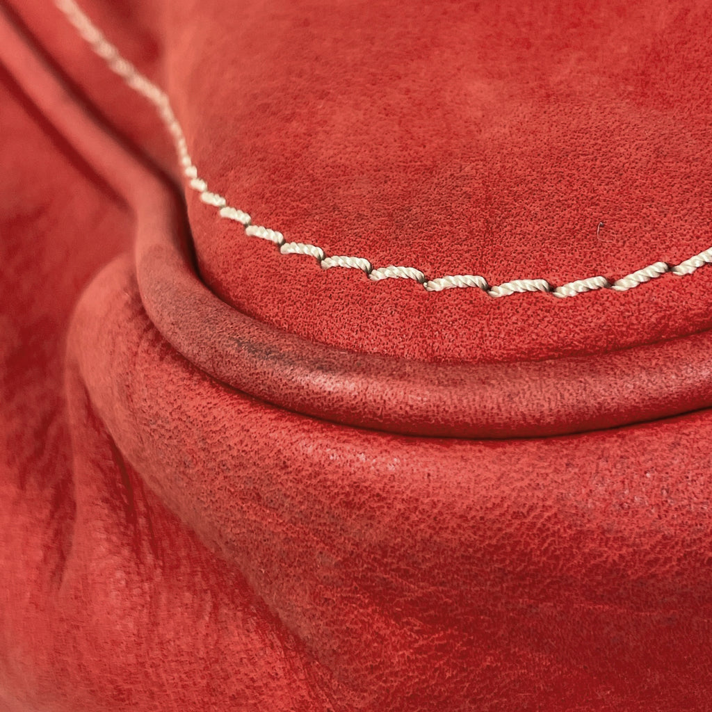 ロエベ アナグラム トートバッグ ロゴ ショルダーバッグ タッセル トートバッグ レザー レッド レディース 【中古】brbag