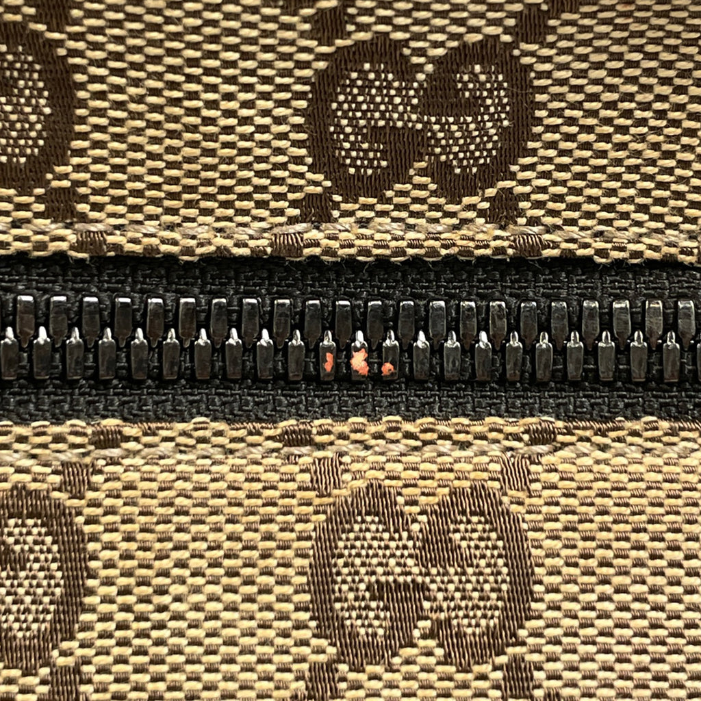 グッチ GG柄 ウエストバッグ ウエストポーチ シェリーライン ウェブ ボディバッグ GGキャンバス ベージュ ブラウン 28566 レディース 【中古】brbag