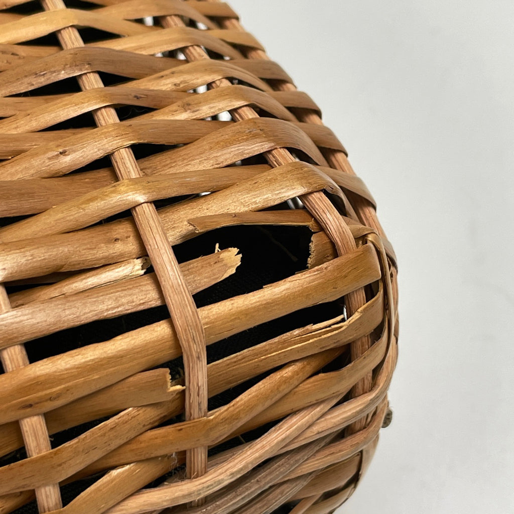 フェンディ かご ハンドバッグ ズッカ柄 トートバッグ ハンドバッグ ラタン ブラウン 15498 レディース 【中古】brbag