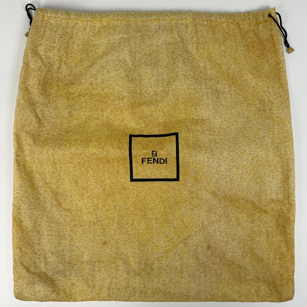 フェンディ かご ハンドバッグ ズッカ柄 トートバッグ ハンドバッグ ラタン ブラウン 15498 レディース 【中古】brbag