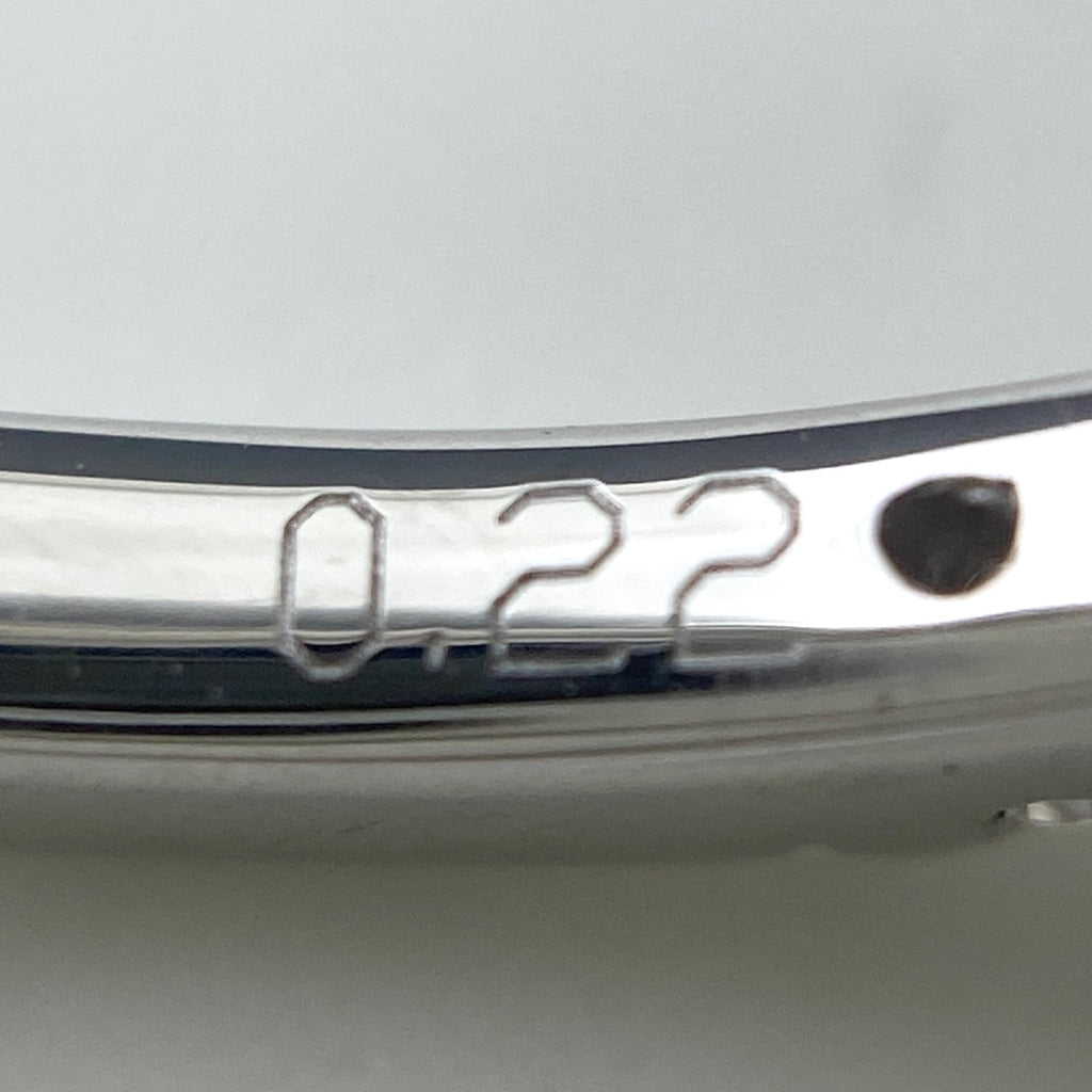 メレダイヤ デザインリング WG ホワイトゴールド 指輪 リング 10号 K18 WG ダイヤモンド レディース 【中古】nbjwl