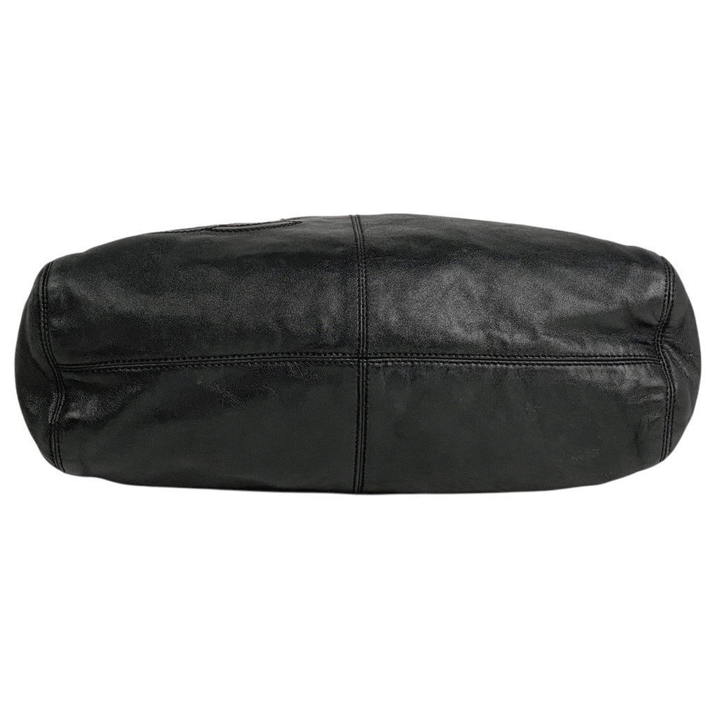 シャネル ココマーク プラハンドル バッグ ワンショルダー ハンドバッグ レザー ブラック レディース 【中古】brbag