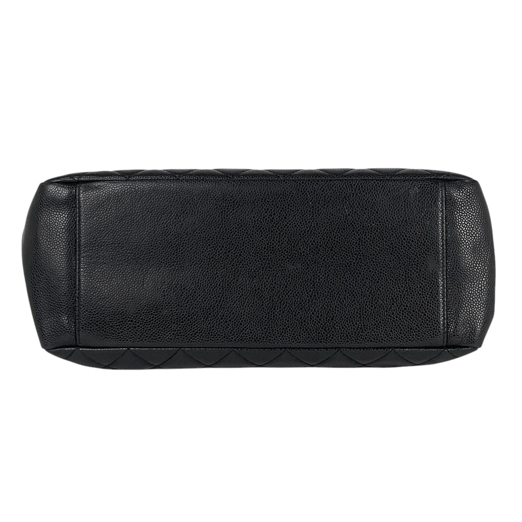 シャネル ココマーク チェーン トートバッグ ショルダーバッグ マトラッセ GST トートバッグ キャビアスキン ブラック A50995 レディース 【中古】brbag