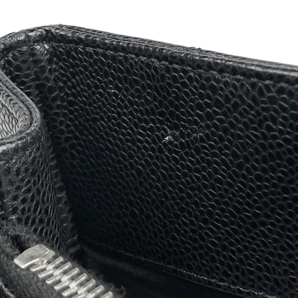 シャネル ココマーク チェーン トートバッグ ショルダーバッグ マトラッセ GST トートバッグ キャビアスキン ブラック A50995 レディース 【中古】brbag