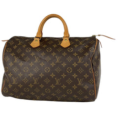ルイ・ヴィトン スピーディ 35 ボストンバッグ 通勤 ハンドバッグ モノグラム ブラウン M41524 レディース 【中古】brbag