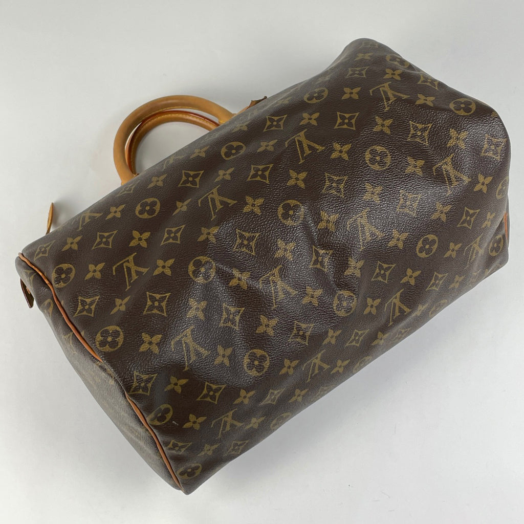 ルイ・ヴィトン スピーディ 35 ボストンバッグ 通勤 ハンドバッグ モノグラム ブラウン M41524 レディース 【中古】brbag