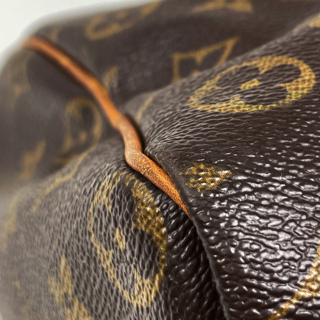 ルイ・ヴィトン スピーディ 35 ボストンバッグ 通勤 ハンドバッグ モノグラム ブラウン M41524 レディース 【中古】brbag