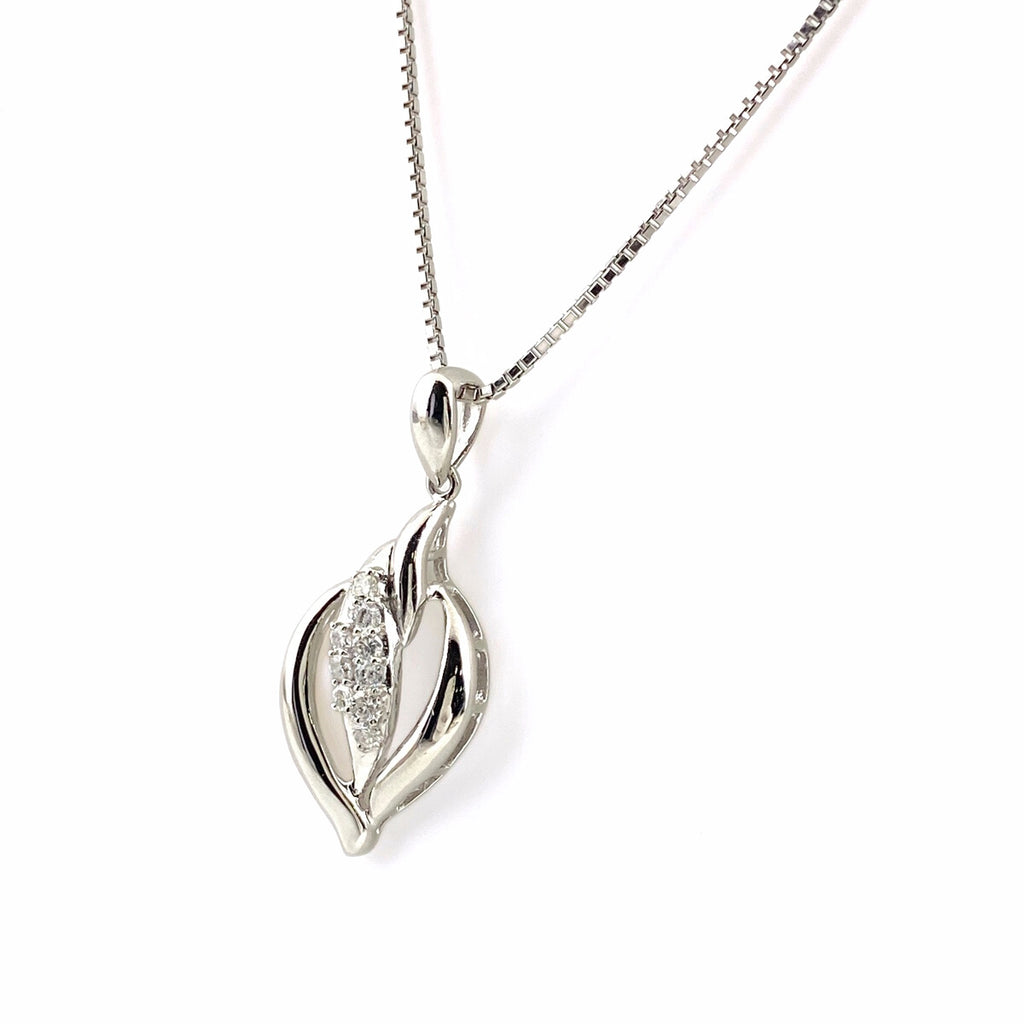 約44cm メレダイヤ ネックレス プラチナ ペンダント Pt900 Pt850 ダイヤモンド レディース 【中古】nbjwl