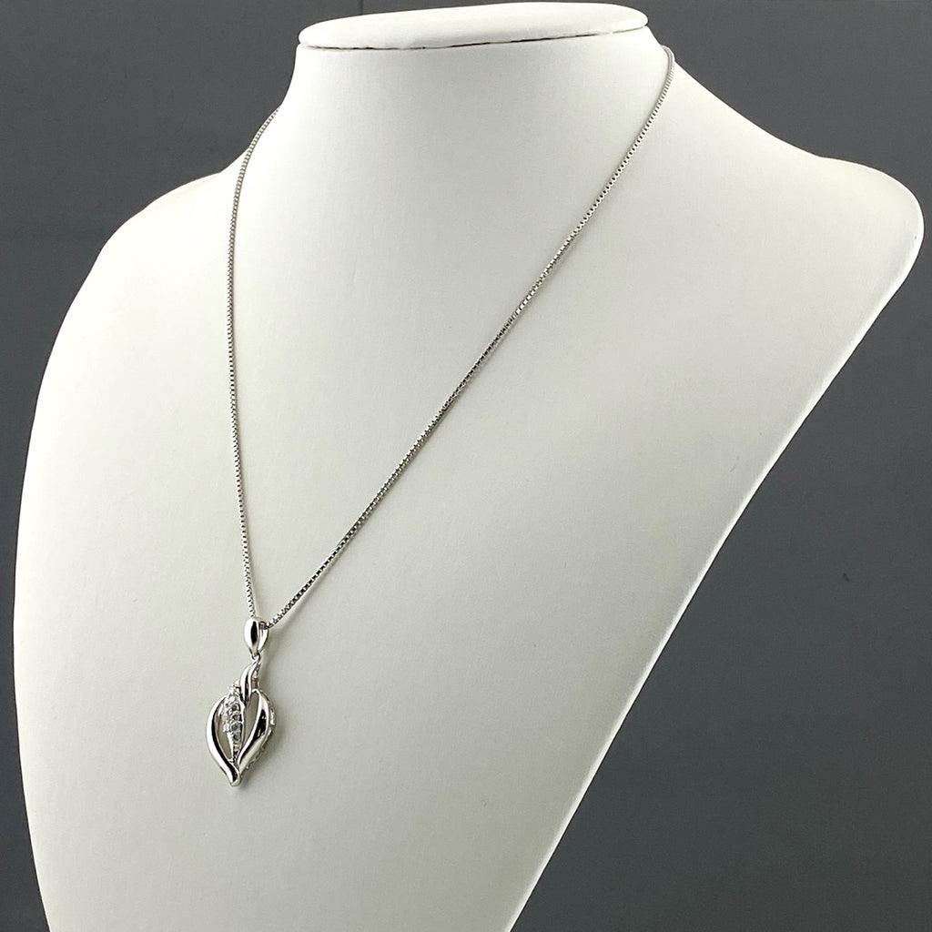 約44cm メレダイヤ ネックレス プラチナ ペンダント Pt900 Pt850 ダイヤモンド レディース 【中古】nbjwl