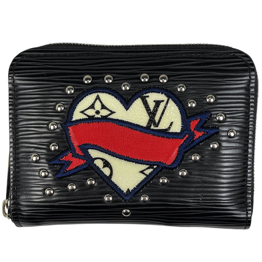 ルイ・ヴィトン ジッピー コインパース LVストーリーズ ハート コインケース エピ ノワール(ブラック) M63721 レディース 【中古】brbag