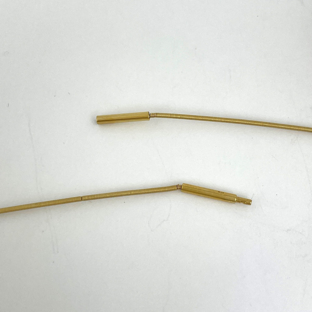 エルメス カージュドアッシュ Hキューブ ネックレス Hロゴ ネックレス GP ゴールド ホワイト レディース 【中古】bracc