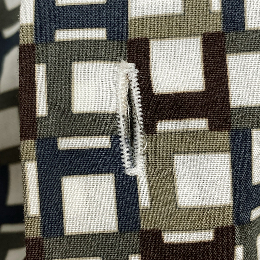 エルメス 長袖シャツ 総柄 セリエボタン トップス 長袖シャツ 綿 ブラウン メンズ 【中古】brapp