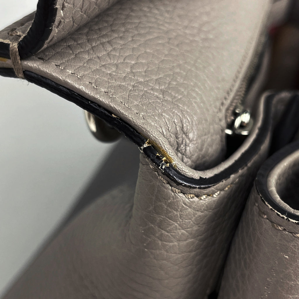 グッチ バンブー デイリー ハンドバッグ 2WAY ショルダーバッグ ハンドバッグ レザー グレージュ 392013 レディース 【中古】brbag