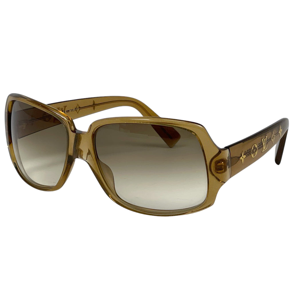 ルイ・ヴィトン オプセシオン カレ サングラス モノグラム ラメ グラデーション サングラス プラスチック ブラウン Z0025E レディース 【中古】brbag