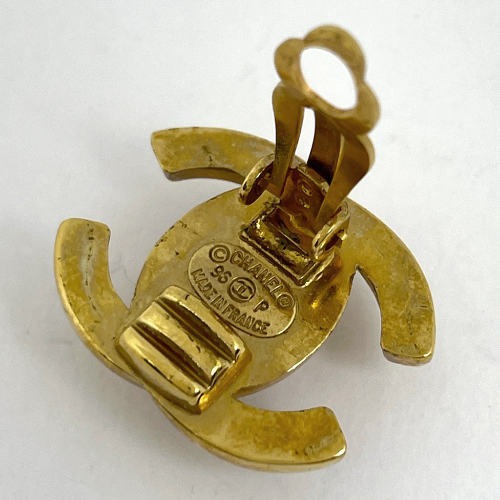 シャネル ココマーク イヤリング ターンロック イヤリング GP ゴールド レディース 【中古】bracc