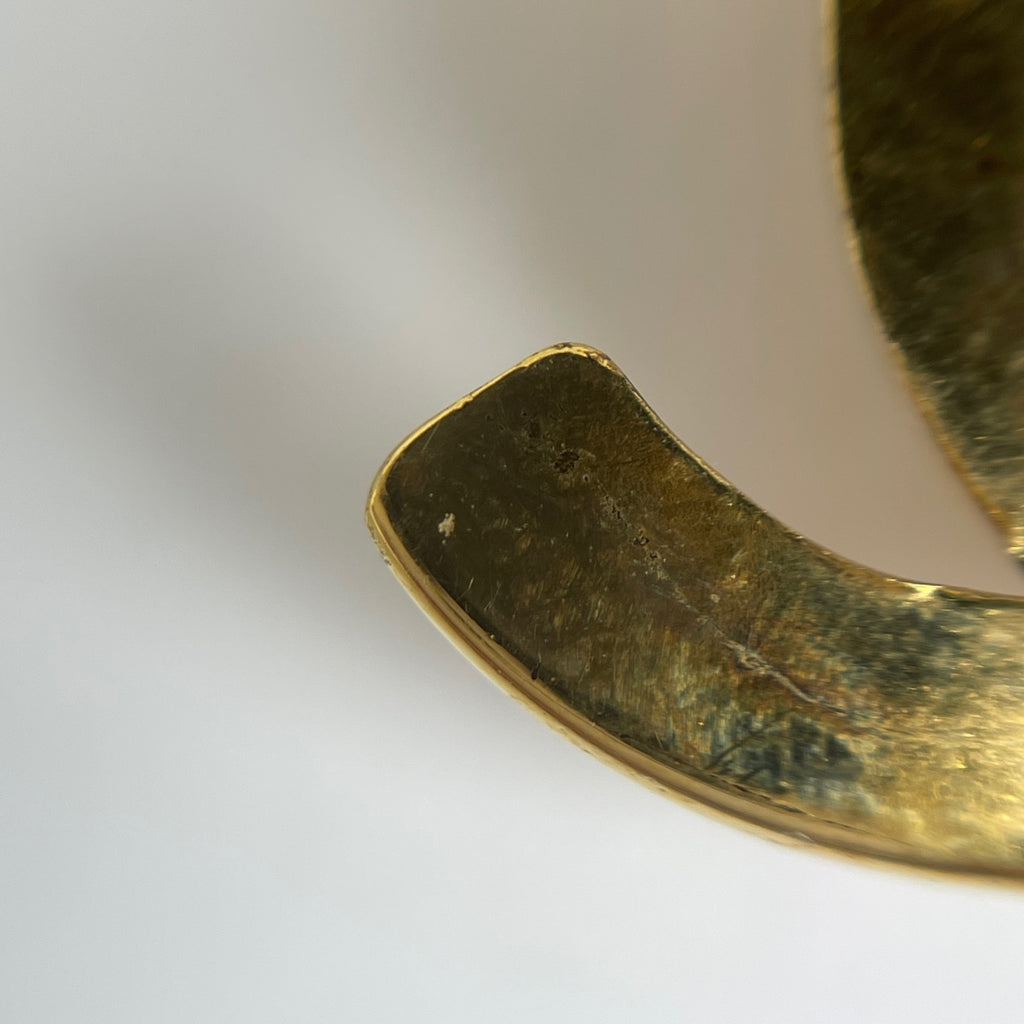 シャネル ココマーク イヤリング ターンロック イヤリング GP ゴールド レディース 【中古】bracc