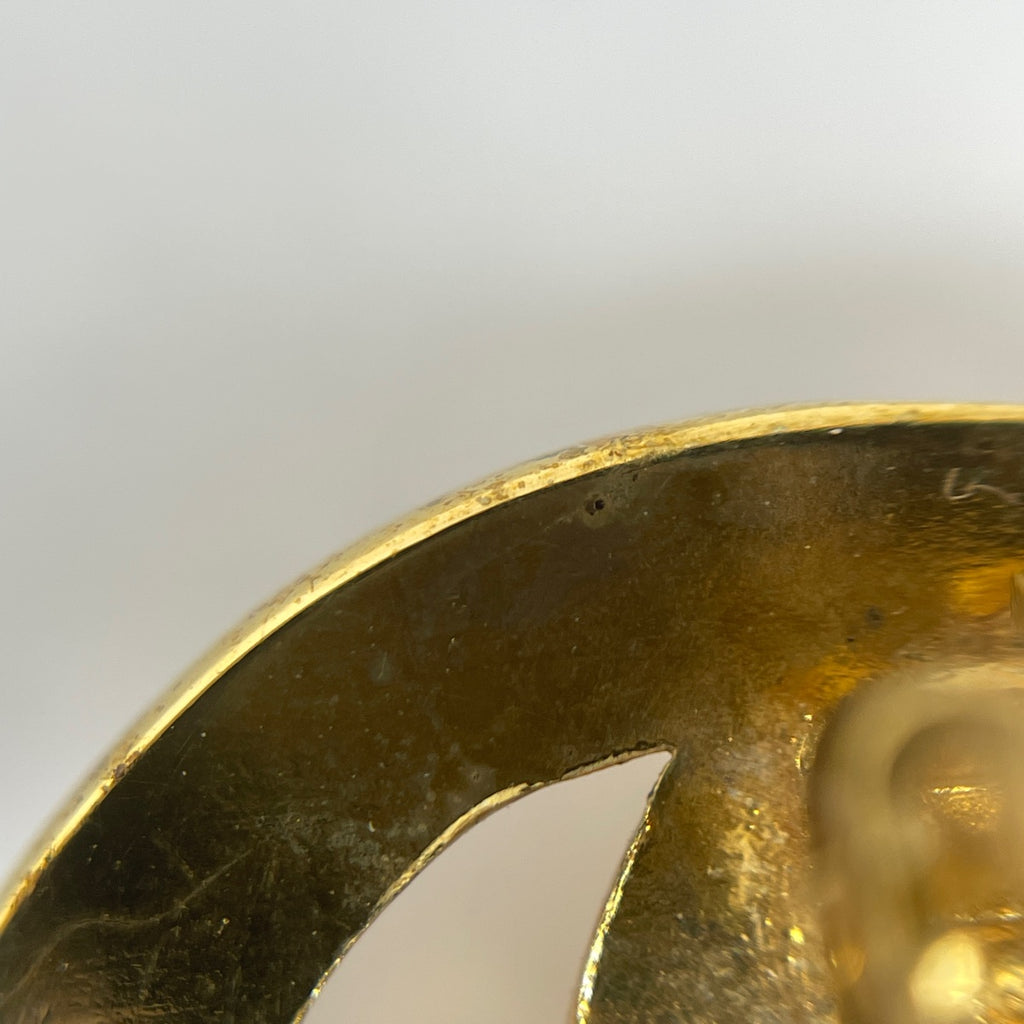 シャネル ココマーク イヤリング ターンロック イヤリング GP ゴールド レディース 【中古】bracc