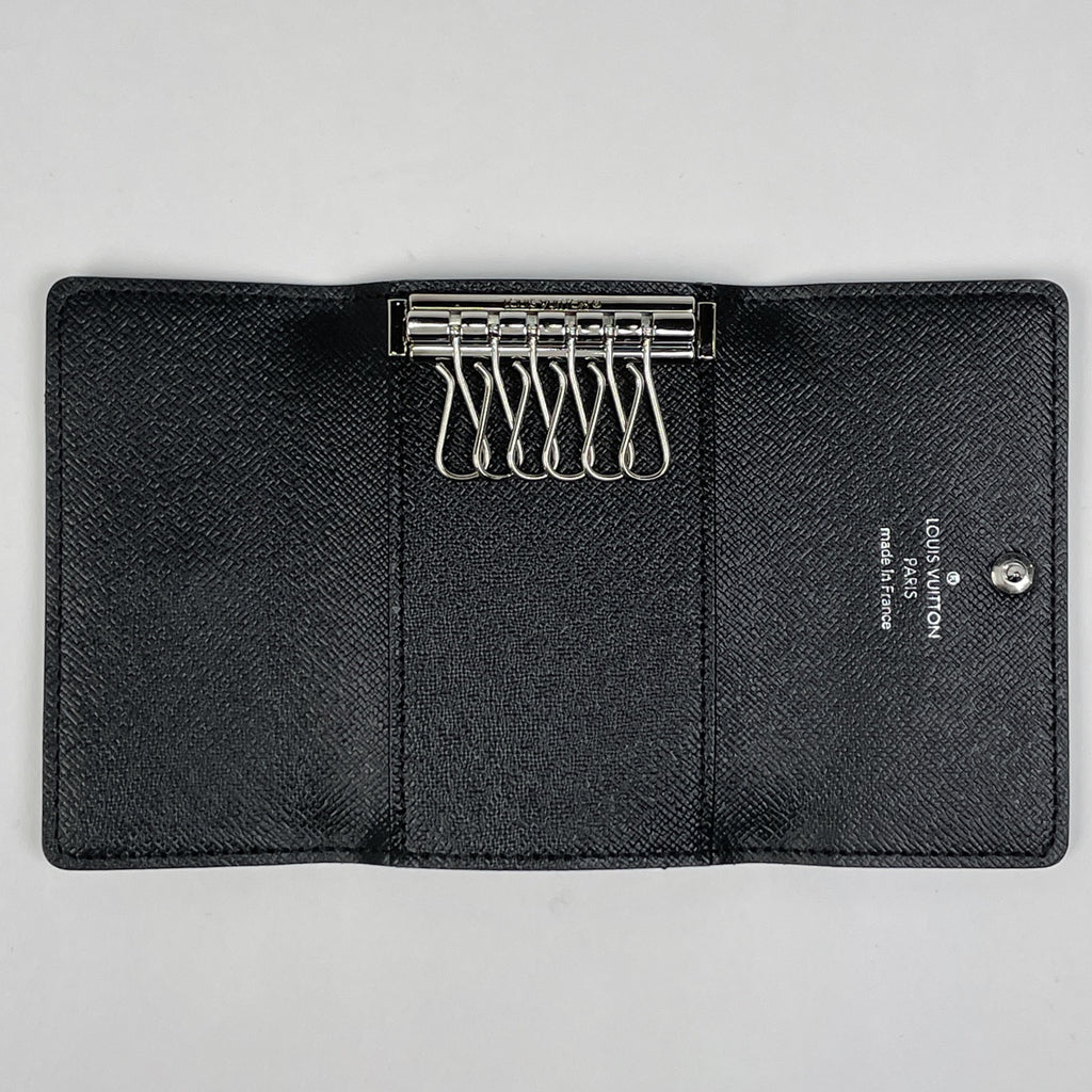 ルイ・ヴィトン ミュルティクレ 6 鍵入れ キーホルダー キーケース ダミエグラフィット ブラック N62662 メンズ 【中古】brbag