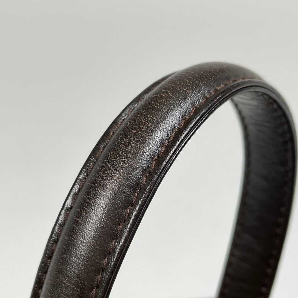 グッチ ロゴ ハンドバッグ オールドグッチ 00014480539 ハンドバッグ レザー ブラウン レディース 【中古】brbag