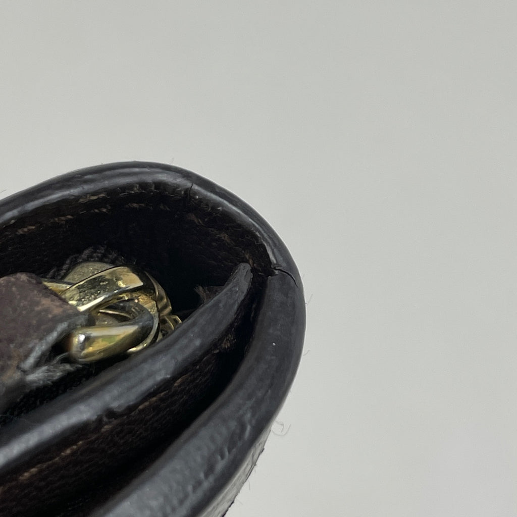 ボッテガヴェネタ イントレチャート 二つ折り 長財布 長財布 レザー ブラウン 150509 レディース 【中古】brbag