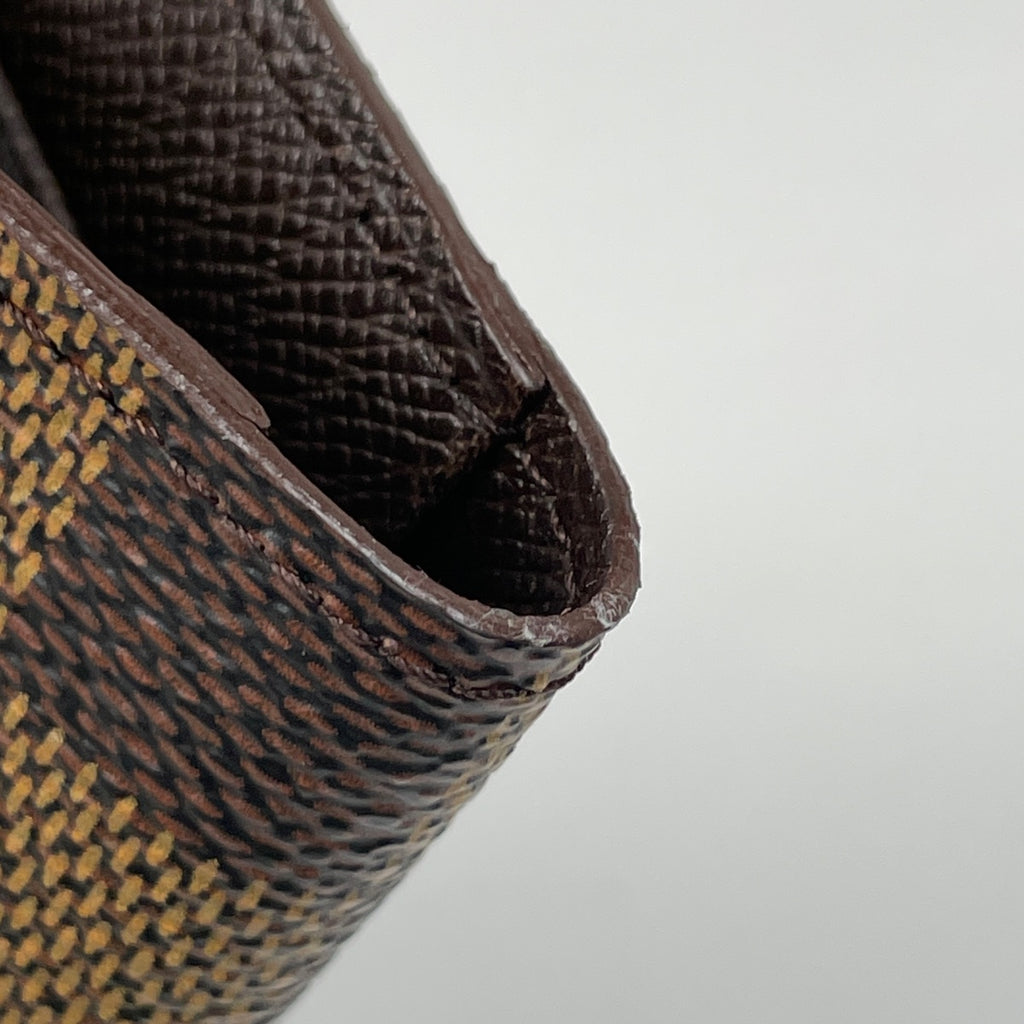 ルイ・ヴィトン ポルトバルール カルトクレディ 札入れ 二つ折り EDITION CENTENAIRE 100周年記念 長財布 ダミエ ブラウン N61823 レディース 【中古】brbag