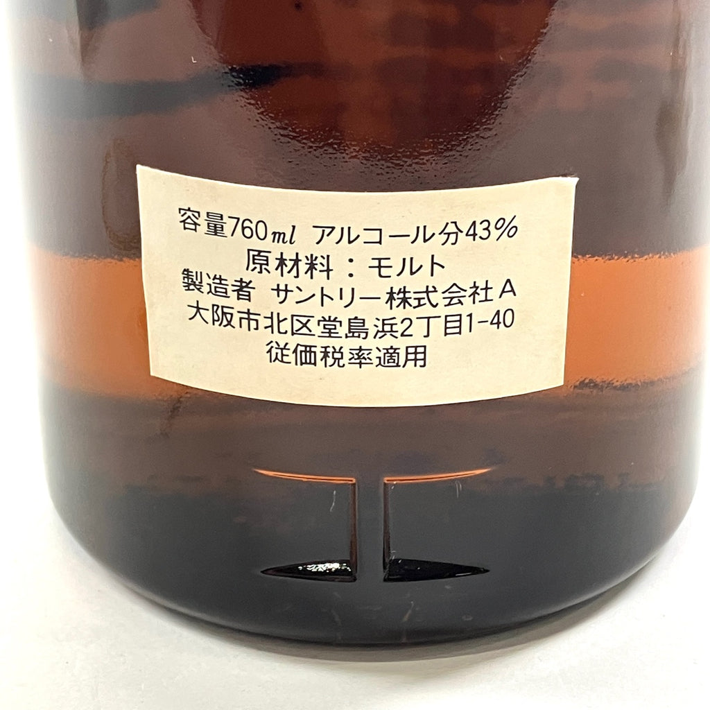 【東京都内限定お届け】 サントリー SUNTORY 山崎 ノンエイジ ピュアモルト 特級表記 760ml 国産ウイスキー 【古酒】liqbb