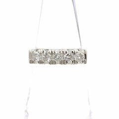 メレダイヤ デザインリング プラチナ 指輪 リング 12号 Pt900 ダイヤモンド レディース 【中古】nbjwl