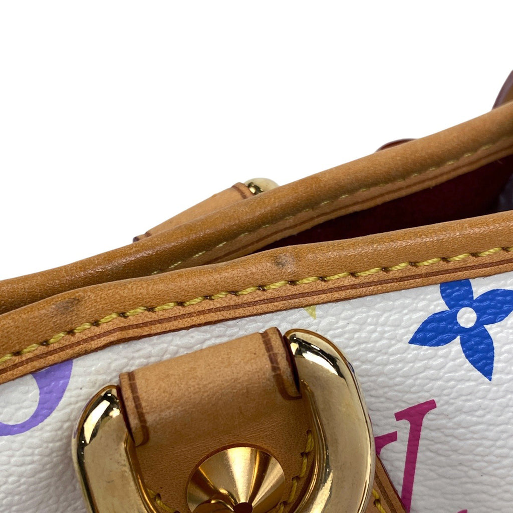 ルイ・ヴィトン アニー MM ショルダーバッグ 肩掛け トートバッグ モノグラムマルチカラー ブロン(ホワイト) M40307 レディース 【中古】brbag