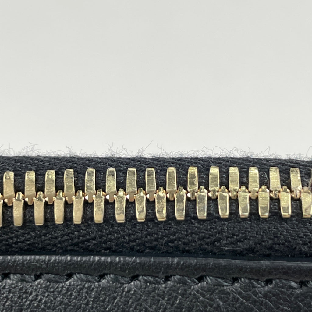 グッチ マイクログッチ シマ ハンドバッグ 2WAY ショルダーバッグ シグネチャー ハンドバッグ レザー ブラック 449654 レディース 【中古】brbag