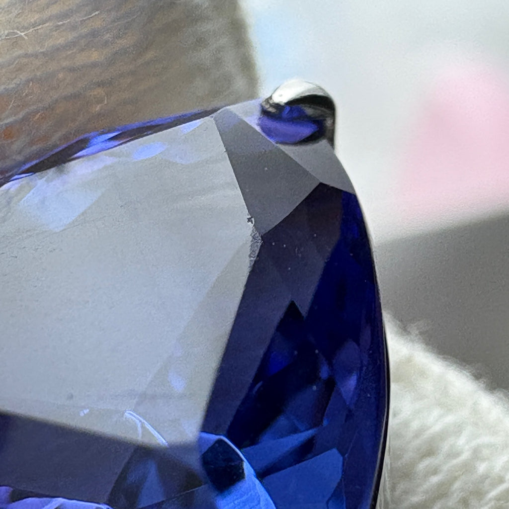 タンザナイト デザインペンダントトップ プラチナ メレダイヤ ペンダントトップ Pt900 タンザナイト ダイヤモンド レディース ノンブランドジュエリー 【中古】nbjwl