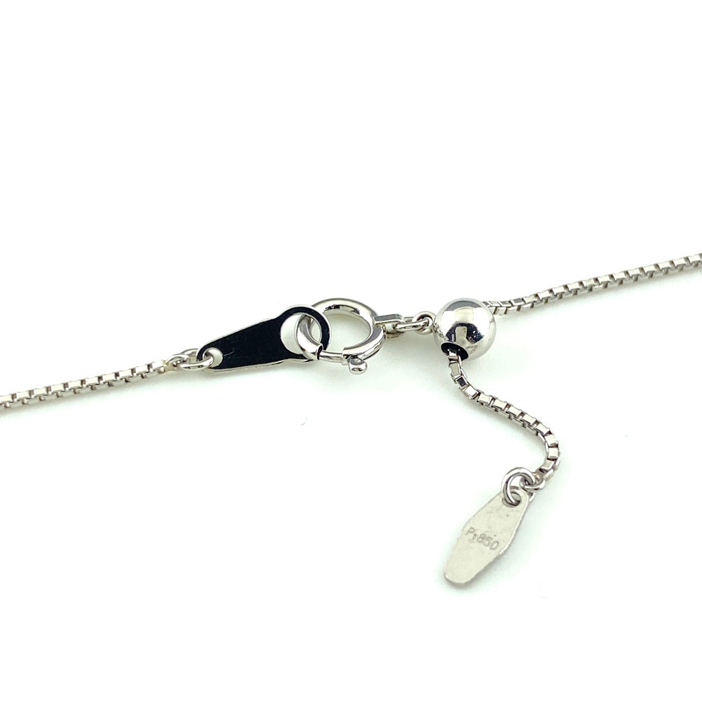 メレダイヤ デザインネックレス プラチナ ペンダント ネックレス Pt900 Pt850 ダイヤモンド レディース 【中古】nbjwl