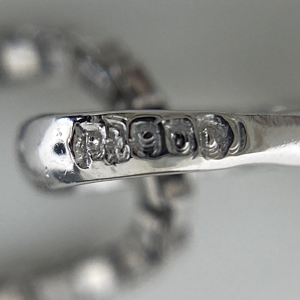 メレダイヤ デザインネックレス プラチナ ペンダント ネックレス Pt900 Pt850 ダイヤモンド レディース 【中古】nbjwl