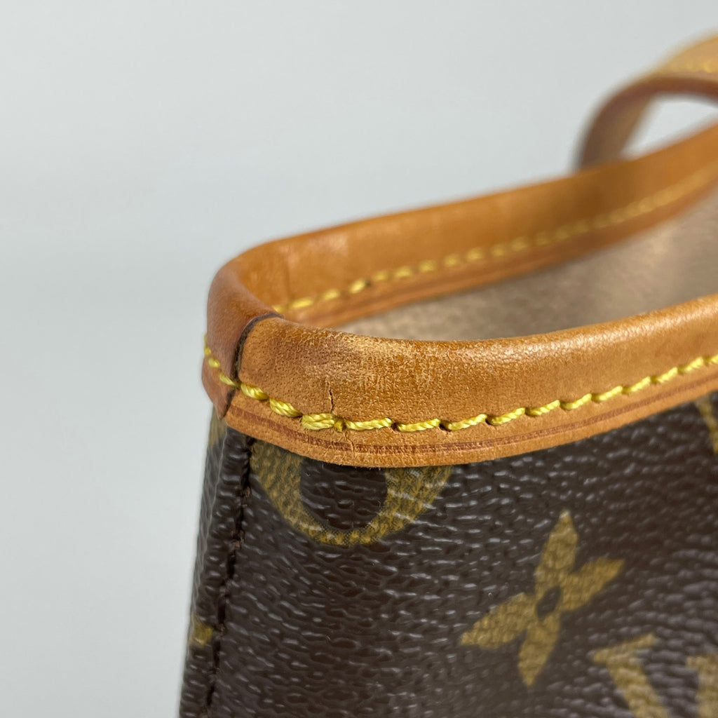 ルイ・ヴィトン プチ バケット PM ショルダーバッグ バケツ型 トートバッグ モノグラム ブラウン M42238 レディース 【中古】brbag