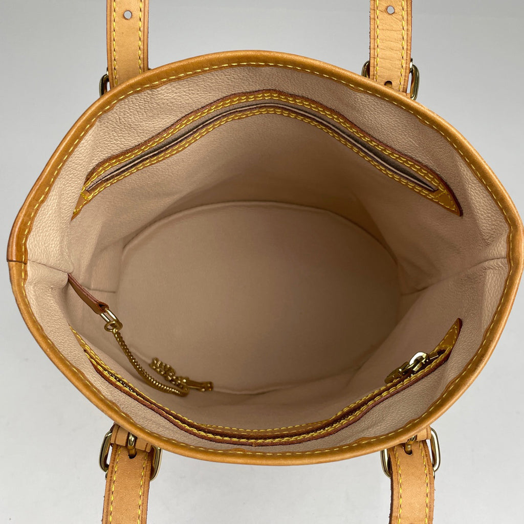 ルイ・ヴィトン プチ バケット PM ショルダーバッグ バケツ型 トートバッグ モノグラム ブラウン M42238 レディース 【中古】brbag