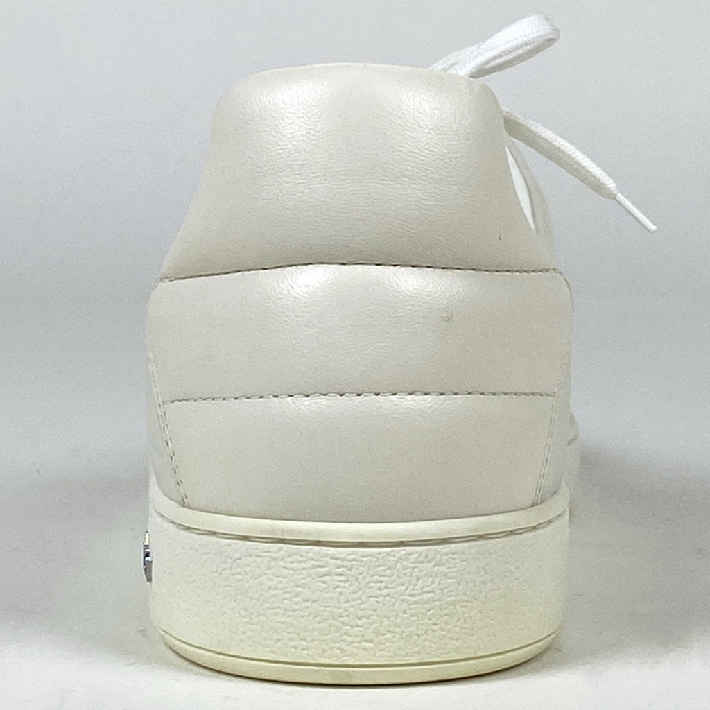 ルイ・ヴィトン ロゴ スニーカー ローカット 型押し 靴 スニーカー レザー ホワイト メンズ 【中古】brapp