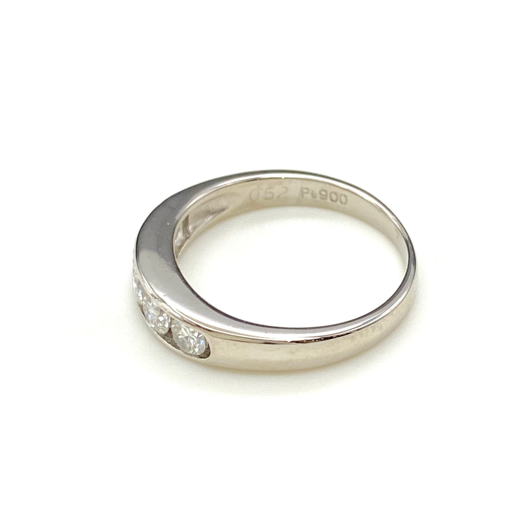 メレダイヤ デザインリング プラチナ 指輪 リング 9.5号 Pt900 ダイヤモンド レディース 【中古】nbjwl