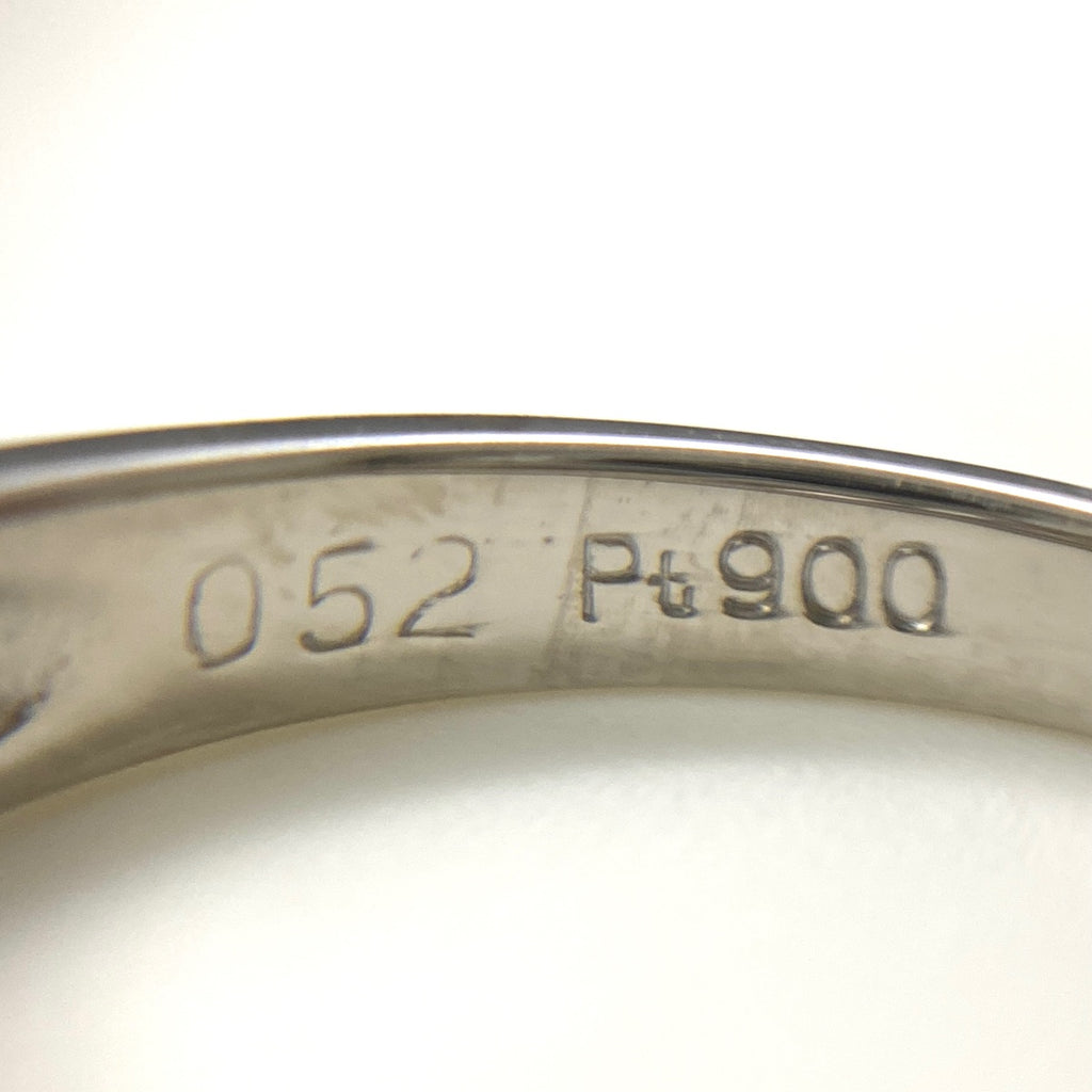 メレダイヤ デザインリング プラチナ 指輪 リング 9.5号 Pt900 ダイヤモンド レディース 【中古】nbjwl