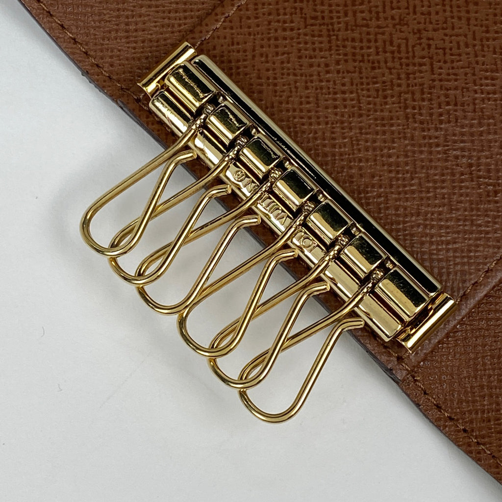 ルイ・ヴィトン ミュルティクレ 6 鍵入れ キーホルダー キーフック キーケース モノグラム ブラウン M62630 レディース 【中古】brbag