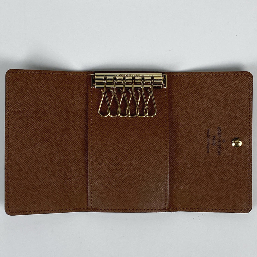 ルイ・ヴィトン ミュルティクレ 6 鍵入れ キーホルダー キーフック キーケース モノグラム ブラウン M62630 レディース 【中古】brbag