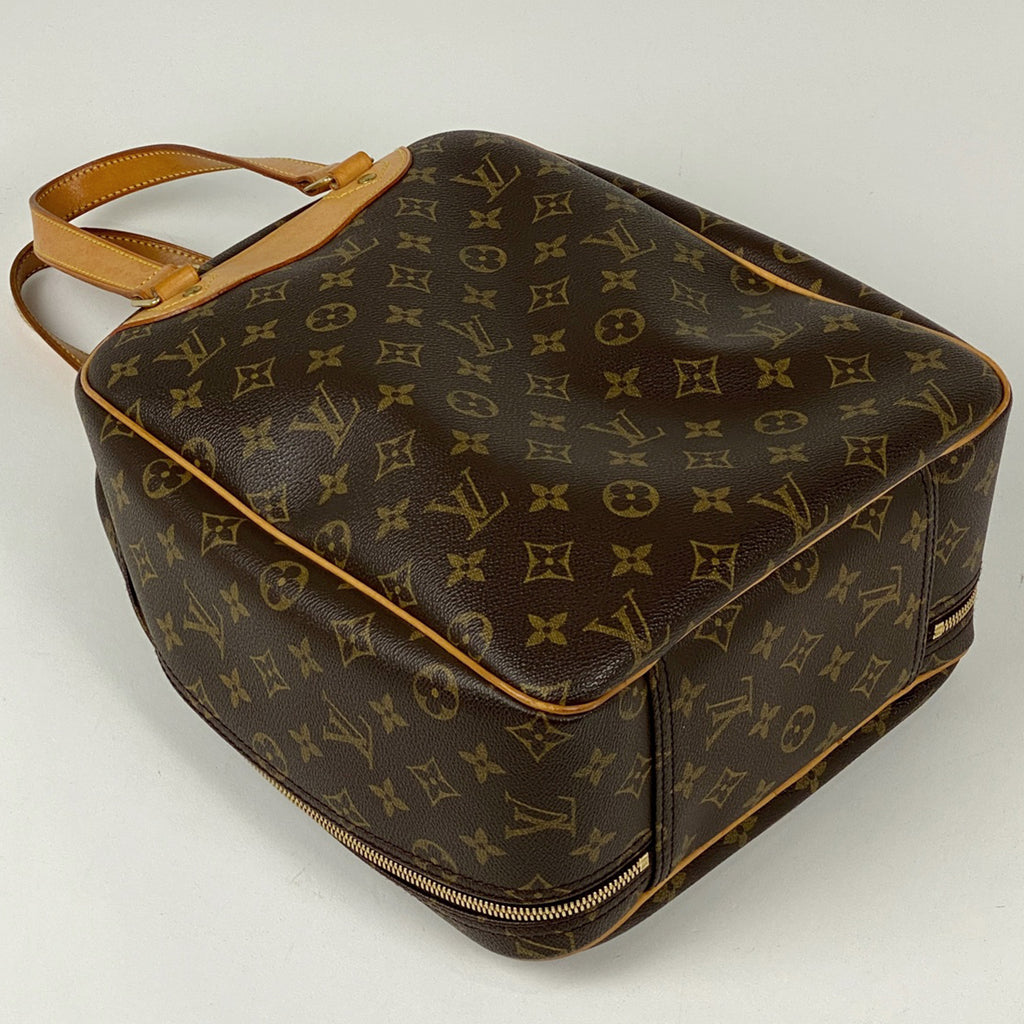 ルイ・ヴィトン エクスキュルシオン シューズケース 靴入れ ハンドバッグ モノグラム ブラウン M41450 レディース 【中古】brbag