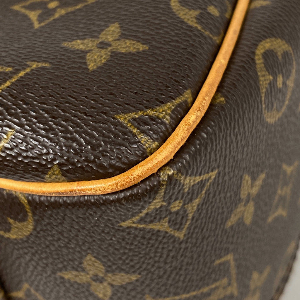 ルイ・ヴィトン エクスキュルシオン シューズケース 靴入れ ハンドバッグ モノグラム ブラウン M41450 レディース 【中古】brbag