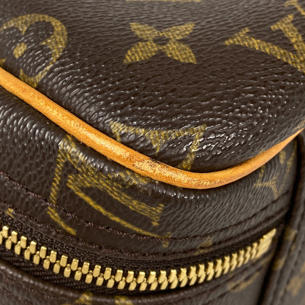 ルイ・ヴィトン エクスキュルシオン シューズケース 靴入れ ハンドバッグ モノグラム ブラウン M41450 レディース 【中古】brbag