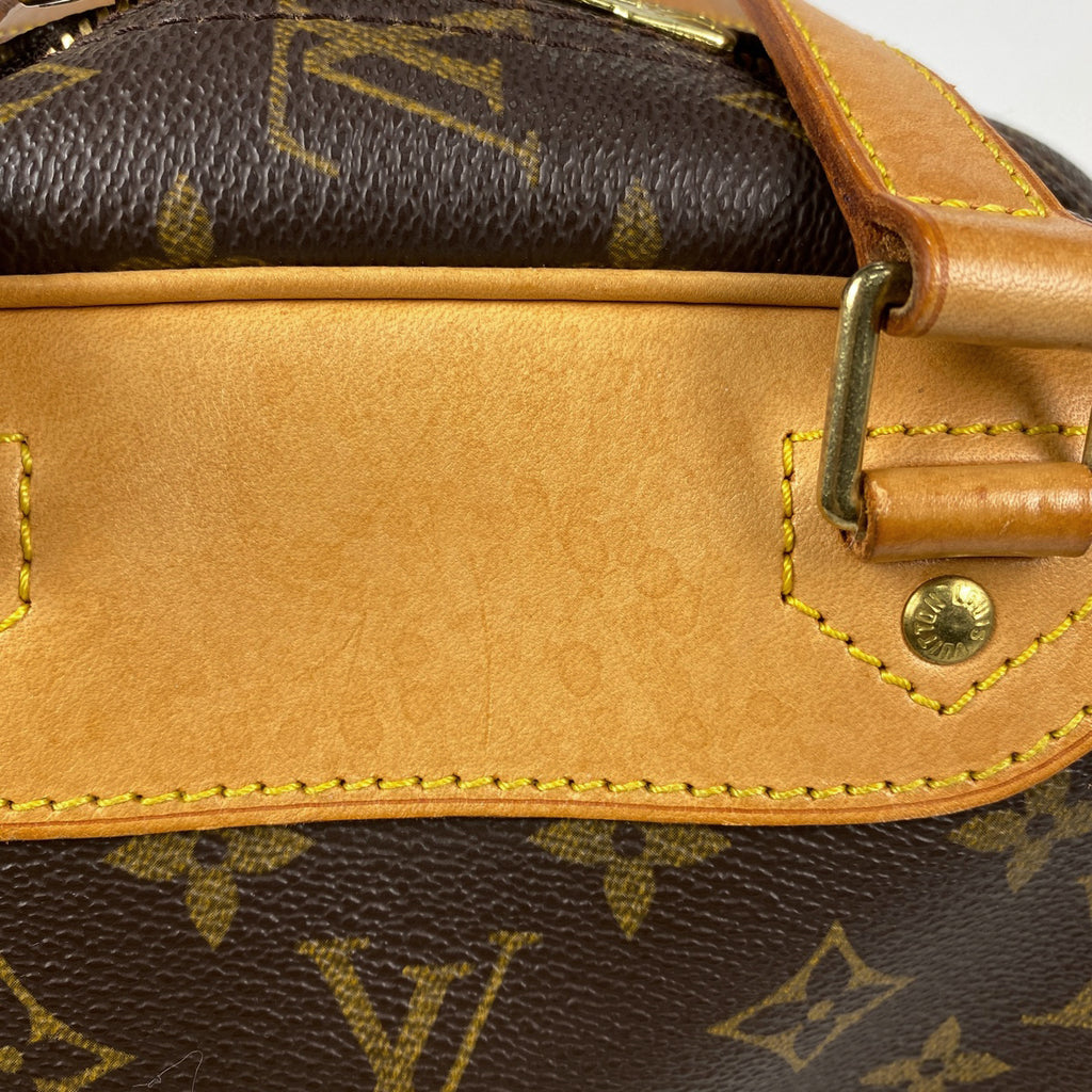 ルイ・ヴィトン エクスキュルシオン シューズケース 靴入れ ハンドバッグ モノグラム ブラウン M41450 レディース 【中古】brbag