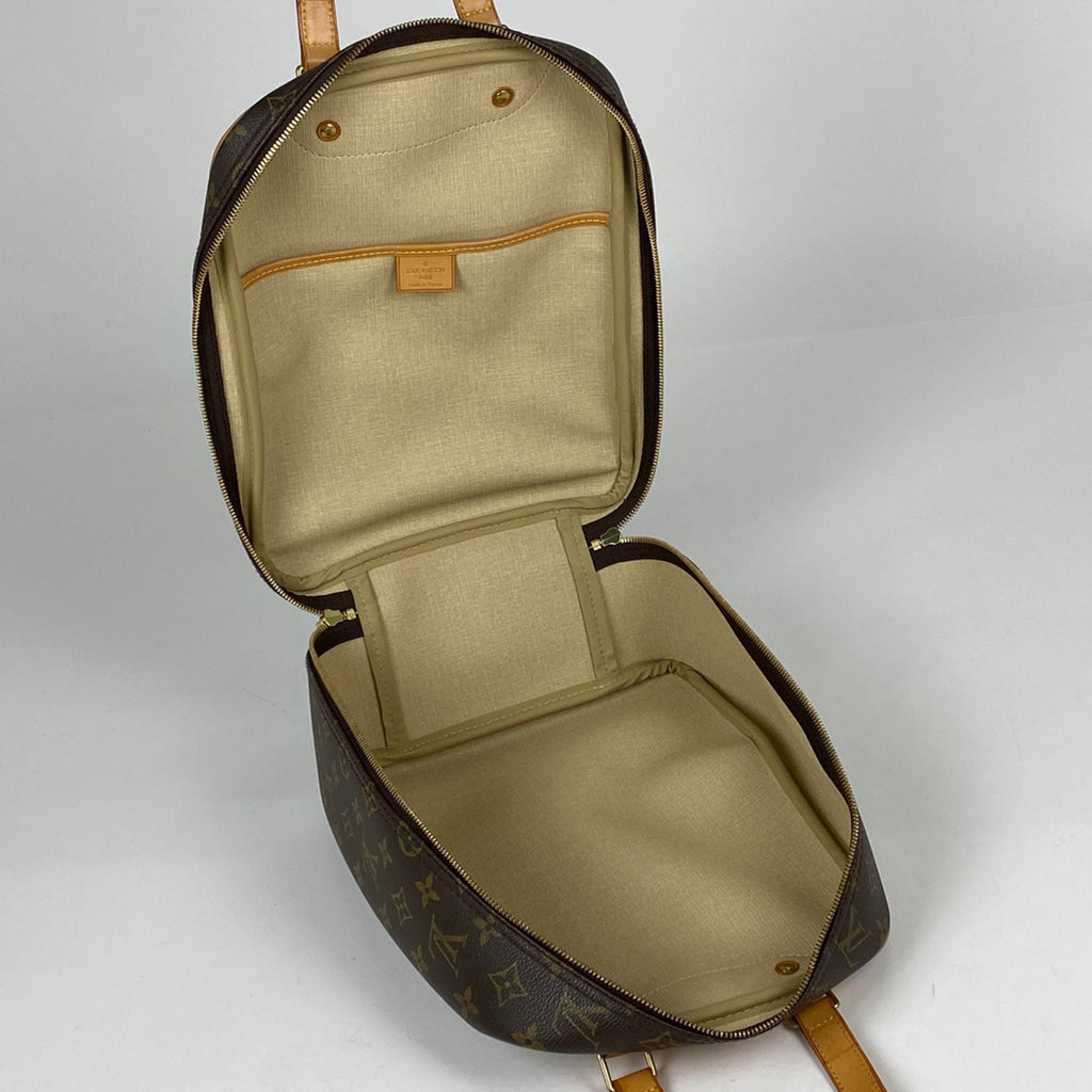 ルイ・ヴィトン エクスキュルシオン シューズケース 靴入れ ハンドバッグ モノグラム ブラウン M41450 レディース 【中古】brbag