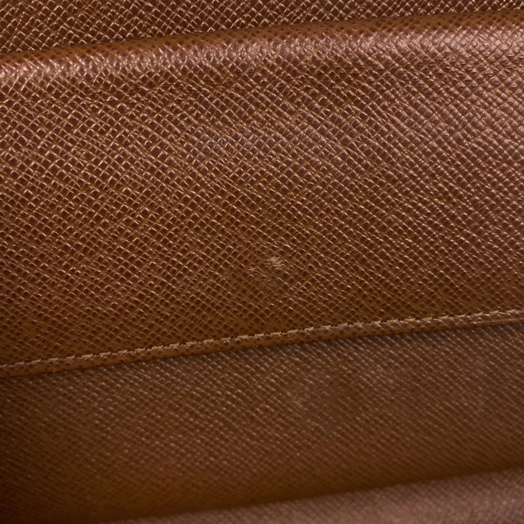 ルイ・ヴィトン ポルト トレゾール エテュイ パピエ 札入れ 小銭入れ 三つ折り財布 モノグラム ブラウン M61202 レディース 【中古】brbag