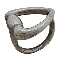 グッチ ロゴ リング リング 8.5号 シルバー925 レディース ブランドアクセサリー 【中古】bracc