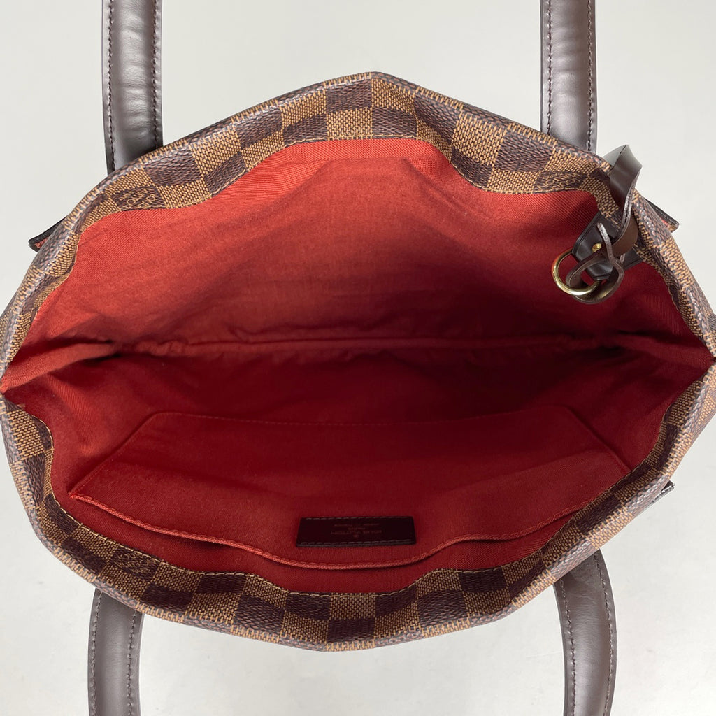 ルイ・ヴィトン クリフトン ショルダーバッグ 肩掛け トートバッグ ダミエ ブラウン N51149 レディース 【中古】brbag