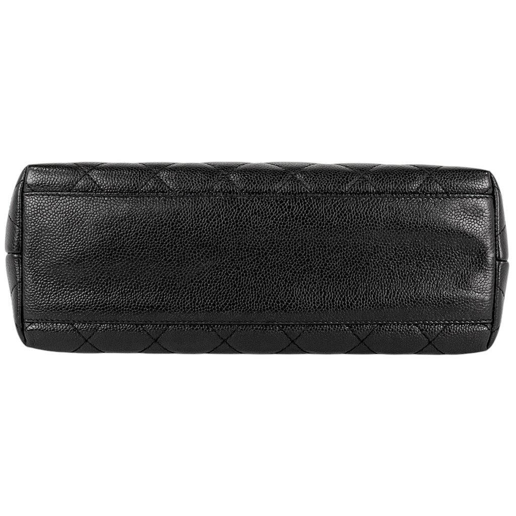 シャネル ココマーク ハンドバッグ マトラッセ ハンドバッグ キャビアスキン ブラック A12397 レディース 【中古】brbag