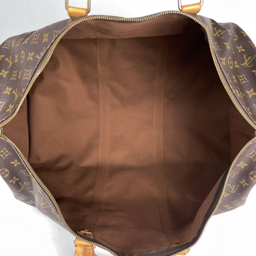 ルイ・ヴィトン キーポル バンドリエール 60 旅行 出張 ボストンバッグ モノグラム ブラウン M41412 レディース 【中古】brbag