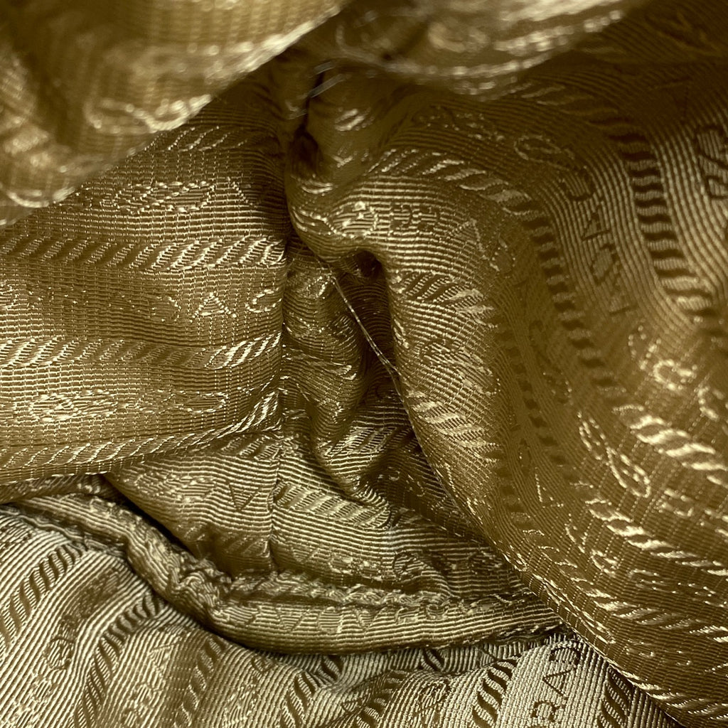 プラダ カナパ トート フェイクファー ハンドバッグ トートバッグ デニム ブルー ベージュ BN2182 レディース 【中古】brbag